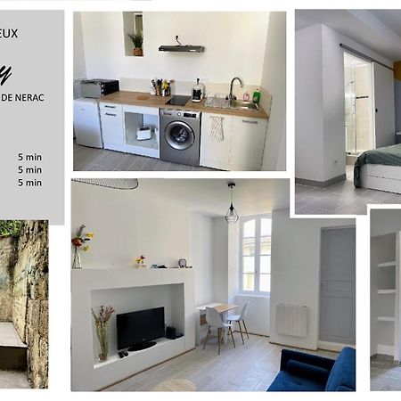 Le Cosy - T2 Avec Petite Cour Dans Centre Historique De Nerac Apartman Kültér fotó